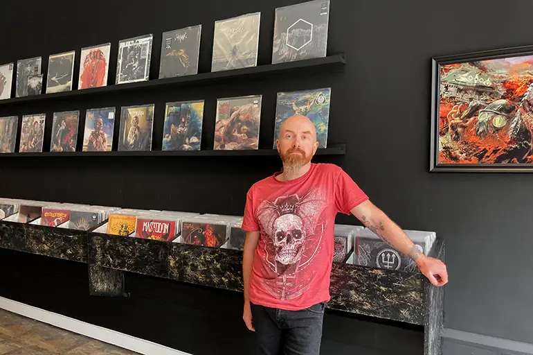 Dark Earth Records - inside